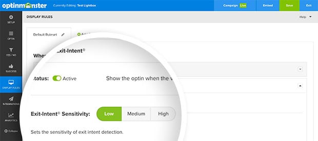 optinmonster-lets-you-set-your-preferred-exit-sensitivity