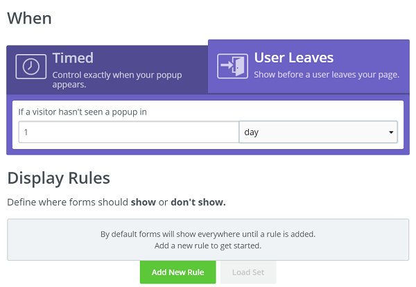 sumome-exit-intent-technology-settings