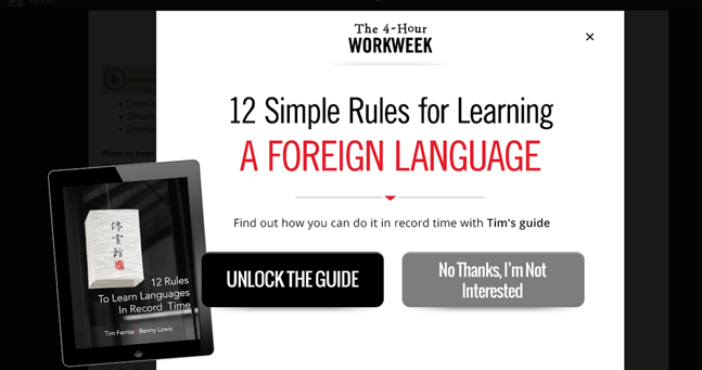 tim-ferris-how-to-learn-a-new-language-exit-intent-popup