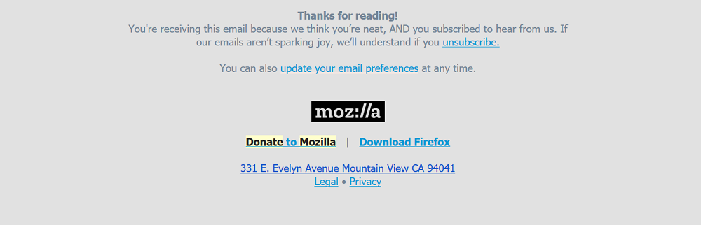 Donate to Mozilla